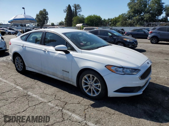 2017 Ford Fusion Hybrid SE with VIN 3FA6P0LU9HR381403, listed as a Copart auction lot 62651445 with 163,089 mi miles and Salvage title. Bid and sale history available at DreamBid. Image 4.