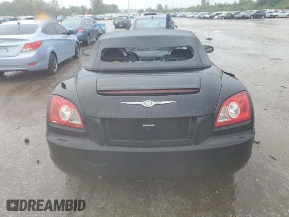 2006 Chrysler Crossfire with VIN 1C3AN55L26X064387, listed as a Copart auction lot 73326804 with 40,167 mi miles and Salvage Title. Bid and sale history available at DreamBid. Image 6.