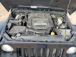 2018 Jeep Wrangler JK Unlimited Sahara with VIN 1C4BJWEG6JL850133, listed as a Copart auction lot 73607534 with 172,299 mi miles and Salvage Title. Bid and sale history available at carsss.com. Image 11.