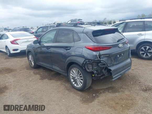 2021 Hyundai Kona SEL with VIN KM8K22AA6MU613871, listed as a IAAI auction lot 42078925 with 66,739 mi miles and . Bid and sale history available at carsss.com. Image 3.