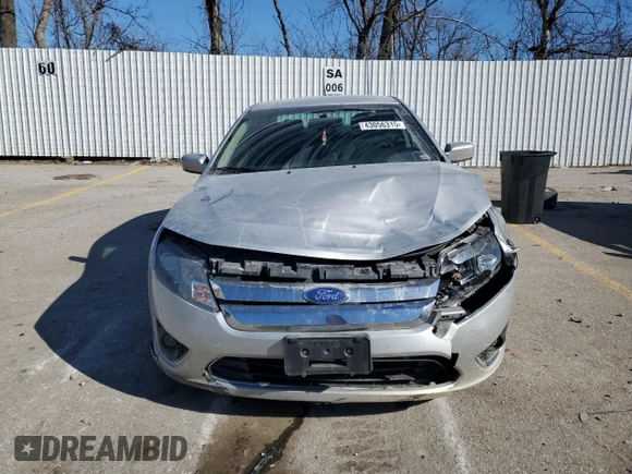 2011 Ford Fusion SEL with VIN 3FAHP0JA3BR288076, listed as a Copart auction lot 43056315 with 118,705 mi miles and Salvage Title. Bid and sale history available at carsss.com. Image 5.