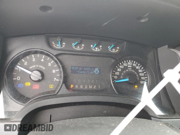 2014 Ford F-150 XL with VIN 1FTFX1EF8EFC59266, listed as a Copart auction lot 89158845 with 176,448 mi miles and Salvage Title. Bid and sale history available at carsss.com. Image 9.