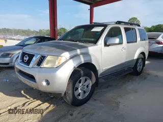 2008 Nissan Pathfinder LE с VIN 5N1AR18UX8C640889, выставлен на аукционе IAAI как лот 42106091 с пробегом 202 605 миль миль и . История ставок и продаж доступна на DreamBid. Изображение 2.