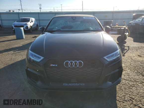 2018 Audi RS 3 z VIN WUABWGFF6J1903375, wystawiony jako Copart lot #49492155 z przebiegiem 62 838 mil mil oraz Szkoda całkowita • Salvage title. Historia ofert i sprzedaży dostępna na DreamBid. Obrazek 5.