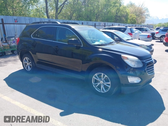 2016 Chevrolet Equinox LT with VIN 2GNFLFEK8G6295145, listed as a IAAI auction lot 42172224 with 147,282 mi miles and . Bid and sale history available at carsss.com. Image 1.