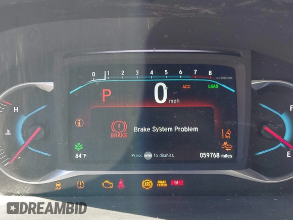 2020 Honda Passport Touring with VIN 5FNYF7H90LB004665, listed as a IAAI auction lot 41669821 with 59,768 mi miles and . Bid and sale history available at DreamBid. Image 7.