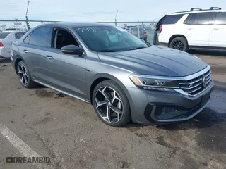 2020 Volkswagen Passat 2.0T R-Line with VIN 1VWMA7A35LC017795, listed as a IAAI auction lot 41228878 with 54,811 mi miles. Bid and sale history available at carsss.com. Image 1.