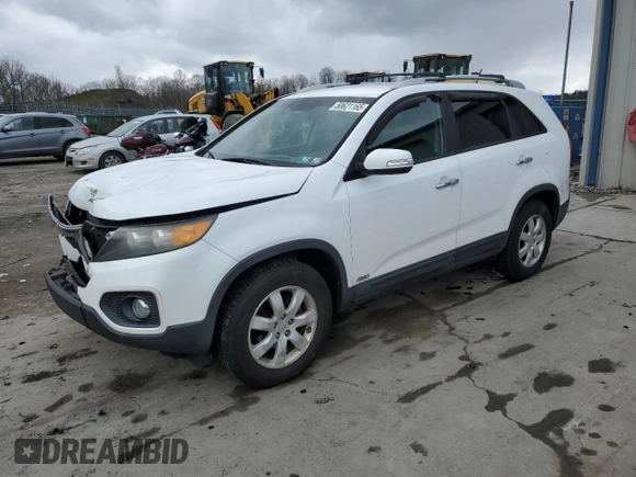 2011 Kia Sorento LX with VIN 5XYKTCA19BG181928, listed as a Copart auction lot 50621165 with Not Provided miles and Salvage Title. Bid and sale history available at DreamBid. Image 1.
