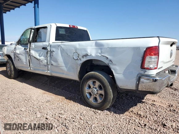 2023 Ram 2500 Big Horn with VIN 3C6UR5JL8PG544059, listed as a Copart auction lot 77711794 with 37,605 mi miles and Salvage title. Bid and sale history available at DreamBid. Image 2.
