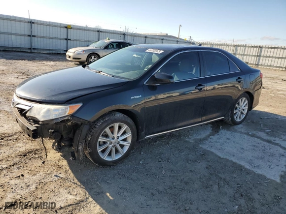 2012 Toyota Camry Hybrid XLE with VIN 4T1BD1FK6CU010696, listed as a Copart auction lot 44035955 with 124,790 mi miles and Salvage Title. Bid and sale history available at carsss.com. Image 1.