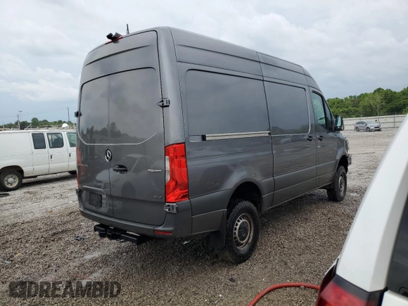2021 Mercedes-Benz Sprinter with VIN W1Y4EBVY6MT058854, listed as a Copart auction lot 56211183 with 81,661 mi miles and . Bid and sale history available at DreamBid. Image 3.