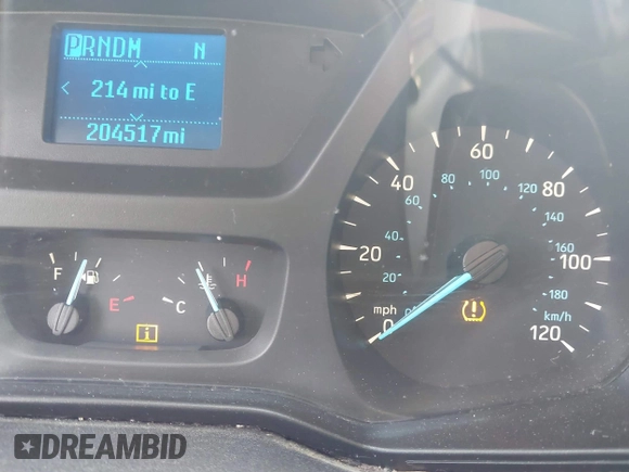 2017 Ford Transit XL with VIN 1FBZX2YM9HKA97242, listed as a IAAI auction lot 41821833 with 204,517 mi miles and . Bid and sale history available at DreamBid. Image 7.