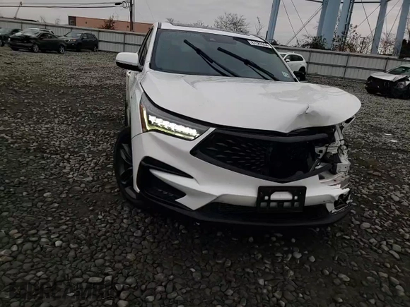 2020 Acura RDX w/A-Spec Pkg with VIN 5J8TC2H68LL037147, listed as a Copart auction lot 81382204 with 52,702 mi miles and Salvage title. Bid and sale history available at DreamBid. Image 12.