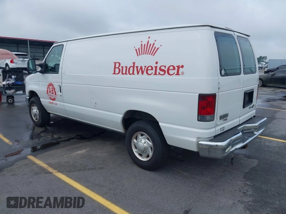2011 Ford Econoline Cargo Commercial with VIN 1FTNE2EL3BDB39671, listed as a IAAI auction lot 42710914 with 123,621 mi miles and . Bid and sale history available at DreamBid. Image 3.