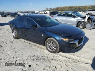 2021 Mazda 3 S with VIN 3MZBPAAL6MM254248, listed as a Copart auction lot 80658484 with 46,838 mi miles and Salvage title. Bid and sale history available at DreamBid. Image 4.