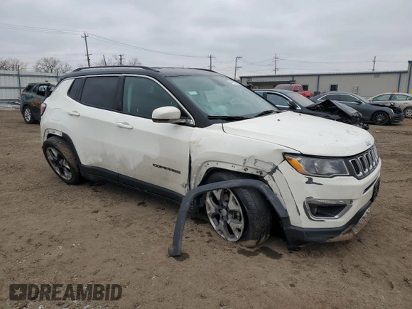 2019 Jeep Compass Limited z VIN 3C4NJDCB2KT828290, wystawiony jako Copart lot #44862855 z przebiegiem 51 660 mil mil oraz Szkoda całkowita • Salvage title. Historia ofert i sprzedaży dostępna na DreamBid. Obrazek 4.