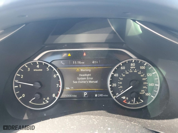 2017 Nissan Murano SL with VIN 5N1AZ2MG7HN116819, listed as a Copart auction lot 86062504 with 135,006 mi miles and Salvage Title. Bid and sale history available at carsss.com. Image 9.