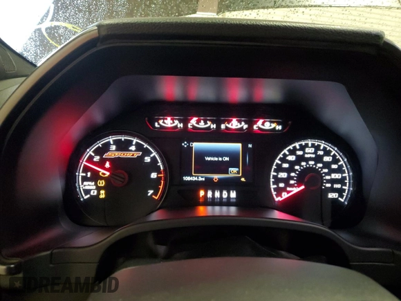 2019 Ford F-150 XL with VIN 1FTEW1E40KFB45531, listed as a Copart auction lot 48167455 with 108,434 mi miles and Salvage Title. Bid and sale history available at carsss.com. Image 9.