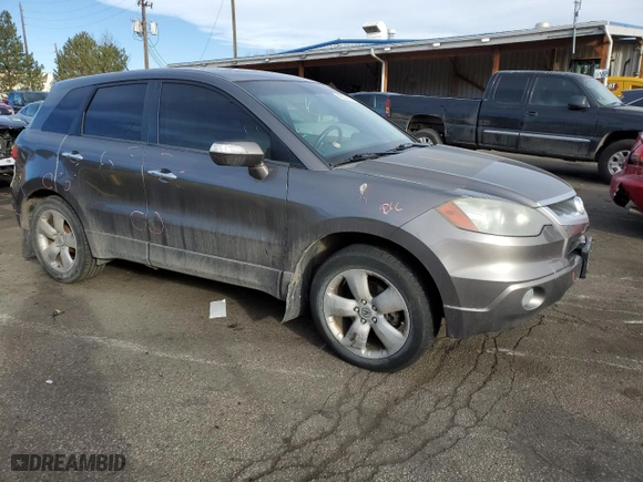 2008 Acura RDX Tech Pkg with VIN 5J8TB18558A011337, listed as a Copart auction lot 48501665 with 129,843 mi miles and Salvage Title. Bid and sale history available at carsss.com. Image 4.