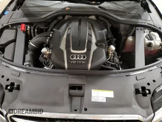 2016 Audi A8 L 4.0T Sport with VIN WAU43AFD2GN007020, listed as a Copart auction lot 43121745 with 51,862 mi miles and Clean Title. Bid and sale history available at carsss.com. Image 11.