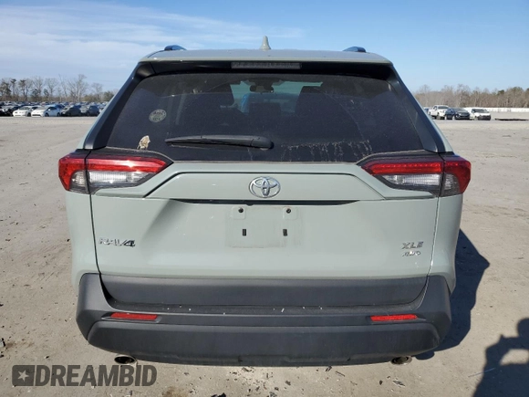 2023 Toyota RAV4 XLE with VIN 2T3P1RFV6PW355375, listed as a Copart auction lot 46863435 with 27,367 mi miles and Salvage Title. Bid and sale history available at carsss.com. Image 6.