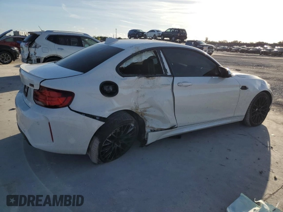 2021 BMW M2 Competition z VIN WBS2U7C04M7J45680, wystawiony jako Copart lot #43851495 z przebiegiem 25 919 mil mil oraz Szkoda całkowita • Salvage title. Historia ofert i sprzedaży dostępna na DreamBid. Obrazek 3.