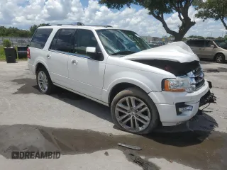 2017 Ford Expedition Limited с VIN 1FMJU2AT9HEA80437, выставлен на аукционе Copart как лот 62207195 с пробегом 139 756 миль миль и Списание • Salvage title. История ставок и продаж доступна на DreamBid. Изображение 4.