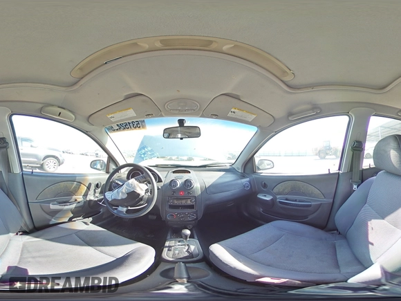 2006 Chevrolet Aveo LT with VIN KL1TG56676B528995, listed as a Copart auction lot 53152405 with 212,956 mi miles and Salvage title. Bid and sale history available at DreamBid. Image 12.