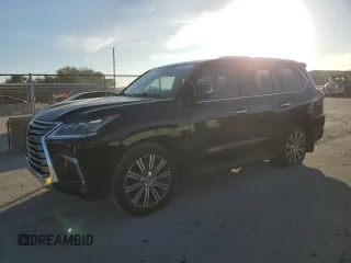 2016 Lexus LX 570 with VIN JTJHY7AX1G4193520, listed as a Copart auction lot 86578154 with 106,392 mi miles and Salvage Title. Bid and sale history available at DreamBid. Image 1.
