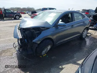 2020 Hyundai Accent SE with VIN 3KPC24A60LE094667, listed as a IAAI auction lot 41819903 with 55,577 mi miles. Bid and sale history available at carsss.com. Image 18.