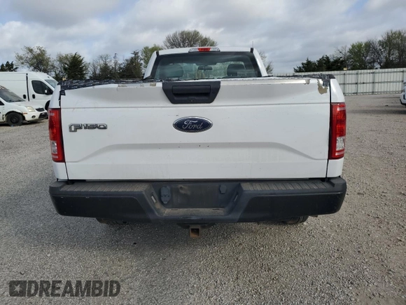 2017 Ford F-150 XL with VIN 1FTMF1CF8HKC30441, listed as a Copart auction lot 47603255 with 91,843 mi miles and Salvage Title. Bid and sale history available at carsss.com. Image 6.