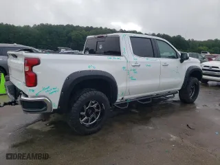 2019 Chevrolet Silverado 1500 LTZ with VIN 1GCUYGEL5KZ131610, listed as a Copart auction lot 64428164 with 0 mi miles and Salvage Title. Bid and sale history available at carsss.com. Image 3.