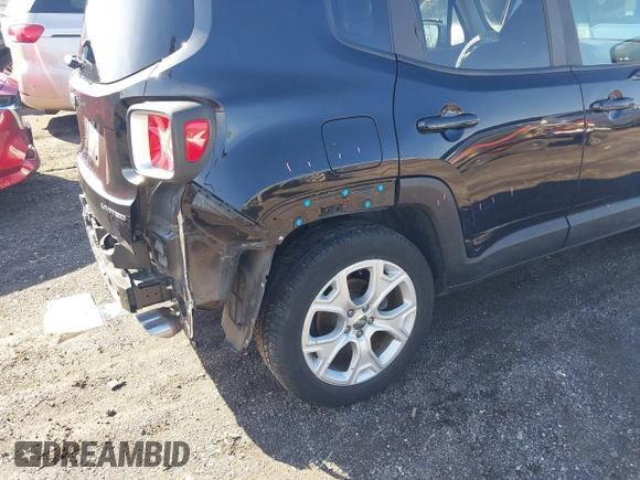 2018 Jeep Renegade Limited with VIN ZACCJBDB7JPG72036, listed as a IAAI auction lot 41845402 with 22,626 mi miles and . Bid and sale history available at DreamBid. Image 18.