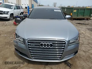 2012 Audi A8 L 6.3L with VIN WAUR4AFD5CN029378, listed as a Copart auction lot 54545475 with 119,386 mi miles and Clean Title. Bid and sale history available at carsss.com. Image 5.