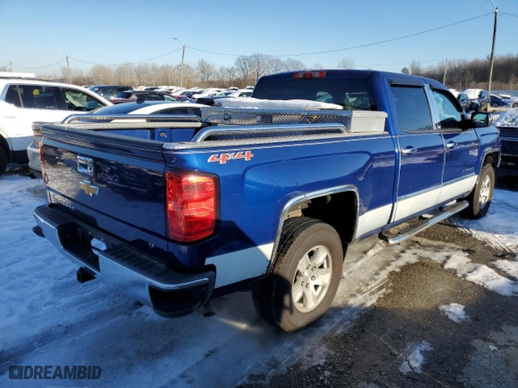 2014 Chevrolet Silverado 1500 LT with VIN 3GCUKREH2EG402443, listed as a Copart auction lot 41668145 with 81,300 mi miles and Salvage Title. Bid and sale history available at carsss.com. Image 3.