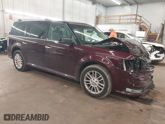 2017 Ford Flex SEL with VIN 2FMGK5C84HBA12813, listed as a IAAI auction lot 41687381 with 115,260 mi miles. Bid and sale history available at carsss.com. Image 1.