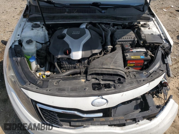 2013 Kia Optima SX with VIN 5XXGR4A60DG205952, listed as a Copart auction lot 63803755 with 177,008 mi miles and Salvage title. Bid and sale history available at DreamBid. Image 11.