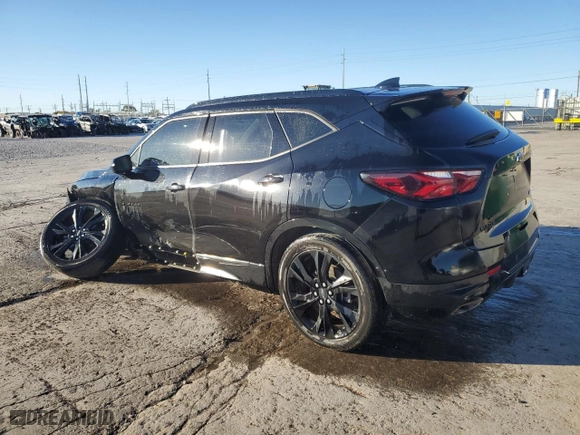 2022 Chevrolet Blazer RS with VIN 3GNKBERS2NS215004, listed as a Copart auction lot 80050614 with 42,417 mi miles and Salvage Title. Bid and sale history available at carsss.com. Image 2.