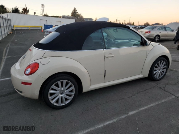 2009 Volkswagen New Beetle Convertible S with VIN 3VWRF31Y29M409328, listed as a Copart auction lot 87849455 with NaN miles and Salvage Title. Bid and sale history available at carsss.com. Image 3.
