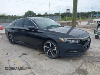2020 Honda Accord Sport with VIN 1HGCV2F37LA001321, listed as a IAAI auction lot 42126853 with 72,858 mi miles and . Bid and sale history available at DreamBid. Image 1.