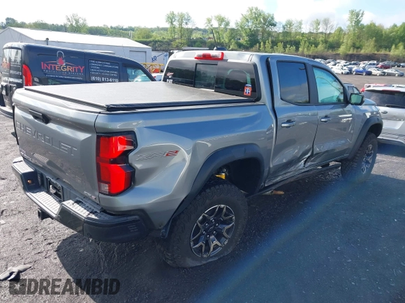 2024 Chevrolet Colorado 4WD ZR2 with VIN 1GCPTFEK4R1287384, listed as a IAAI auction lot 42201247 with 13,053 mi miles and . Bid and sale history available at DreamBid. Image 4.