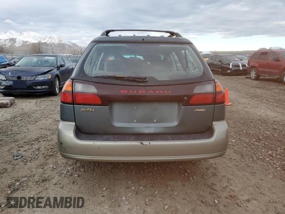 2001 Subaru Legacy Outback with VIN 4S3BH665117603197, listed as a Copart auction lot 85469874 with Not provided miles and Salvage title. Bid and sale history available at DreamBid. Image 6.