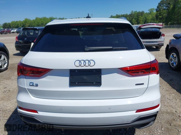 2023 Audi Q3 S line Premium Plus with VIN WA1EECF3XP1127217, listed as a IAAI auction lot 42016607 with 13,772 mi miles. Bid and sale history available at carsss.com. Image 16.