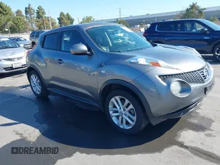 2014 Nissan Juke Nismo with VIN JN8AF5MV7ET355182, listed as a IAAI auction lot 42717405 with 242,680 mi miles and . Bid and sale history available at DreamBid. Image 1.
