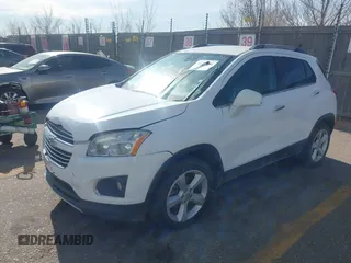 2016 Chevrolet Trax LTZ with VIN 3GNCJRSB4GL165194, listed as a IAAI auction lot 41754666 with 152,471 mi miles. Bid and sale history available at carsss.com. Image 17.