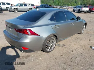 2015 Lexus IS 250 with VIN JTHBF1D2XF5044378, listed as a IAAI auction lot 42125467 with 190,189 mi miles and . Bid and sale history available at DreamBid. Image 4.
