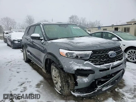 2021 Ford Explorer with VIN 1FMSK8BH0MGA71485, listed as a Copart auction lot 44632955 with 132,040 mi miles and Salvage Title. Bid and sale history available at carsss.com. Image 11.
