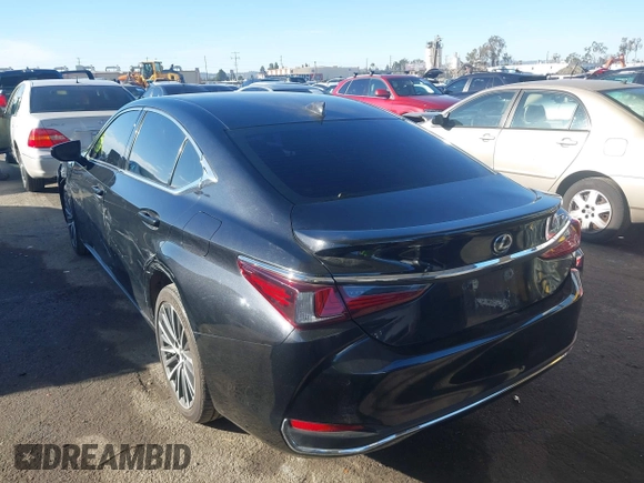 2023 Lexus ES with VIN 58ADA1C17PU030144, listed as a IAAI auction lot 41698529 with 18,344 mi miles. Bid and sale history available at carsss.com. Image 3.