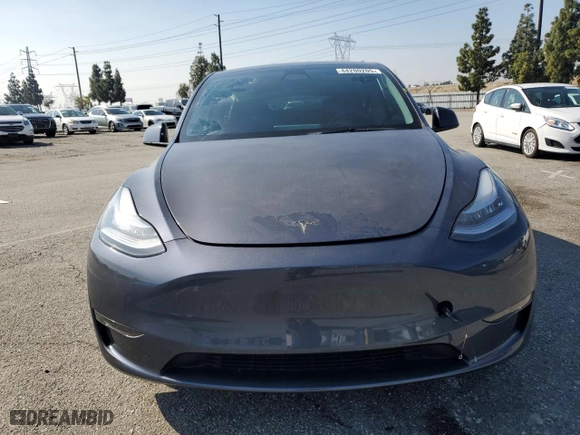 2023 Tesla Model Y Long Range with VIN 7SAYGDEE1PA061735, listed as a Copart auction lot 44200205 with 20,010 mi miles and Salvage Title. Bid and sale history available at carsss.com. Image 5.
