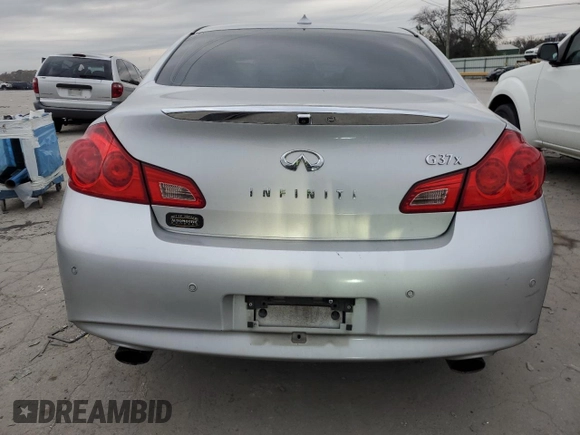 2010 Infiniti G37 x with VIN JN1CV6AR7AM252839, listed as a Copart auction lot 82555754 with 123,426 mi miles and Salvage Title. Bid and sale history available at DreamBid. Image 6.